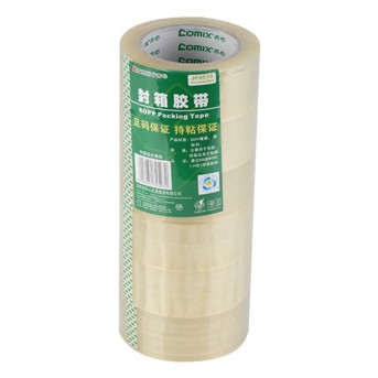 齐心 JF5508-6 封箱胶带 （6卷装、 55mm&times;80y）