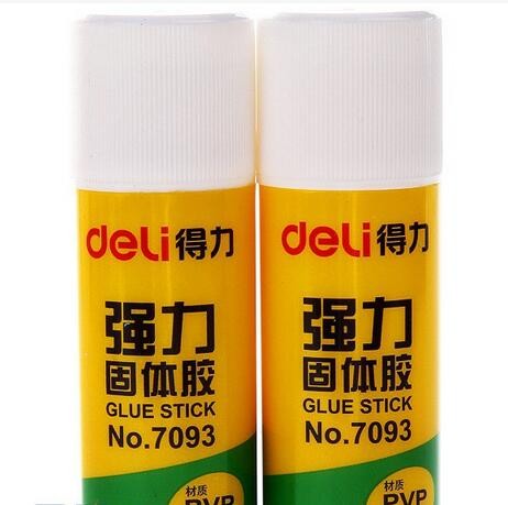 得力7093固体胶(白)(只)