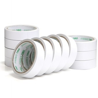 得力（deli）30403 棉纸双面胶带24mm*10y（9.1米）单卷