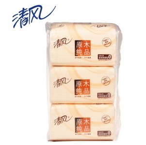 Breeze清风 原木纯品系列 抽取式面纸 2层200抽3包(小规格)