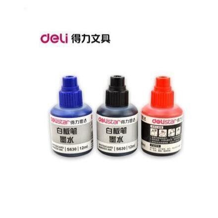 得力思达S630白板笔墨水(红)(瓶)