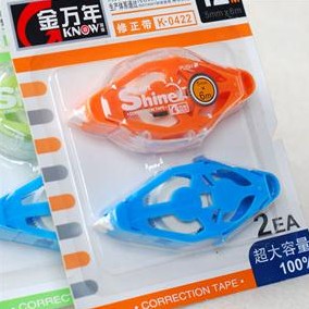 金万年K-0422两支装小蜜蜂5mm*8m修正带