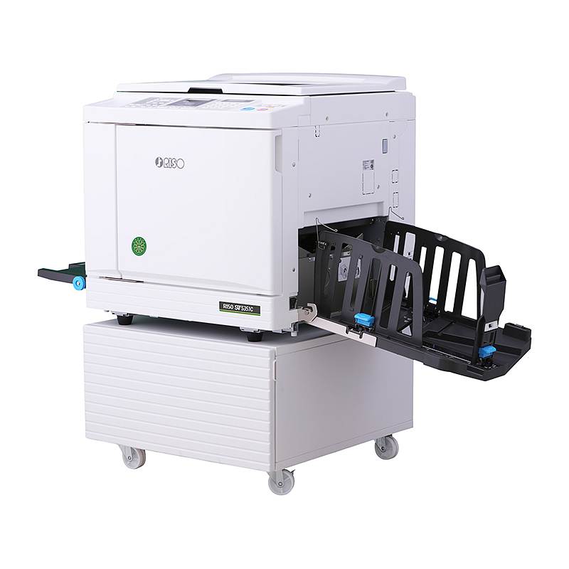 理想SV5351C速印机白色主机+工作台+F型分纸器+30支油墨+18卷版纸(台)